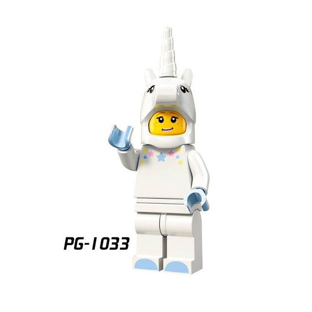 Single Sale Mini brick Figures Banana guy Sausage man Building Blocks Compatible With LegoINGly TOYS Batman Ninjago SuperHeroes