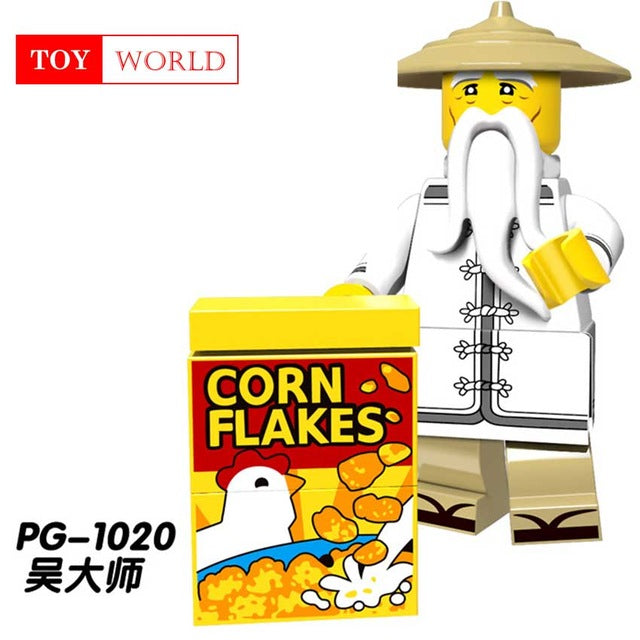 Ninjago Movie Master Wu Lord Garmadon Flashback Nya Shark Army Angler Great White N-POP Girl Compatible With LegoING Mini Man z2