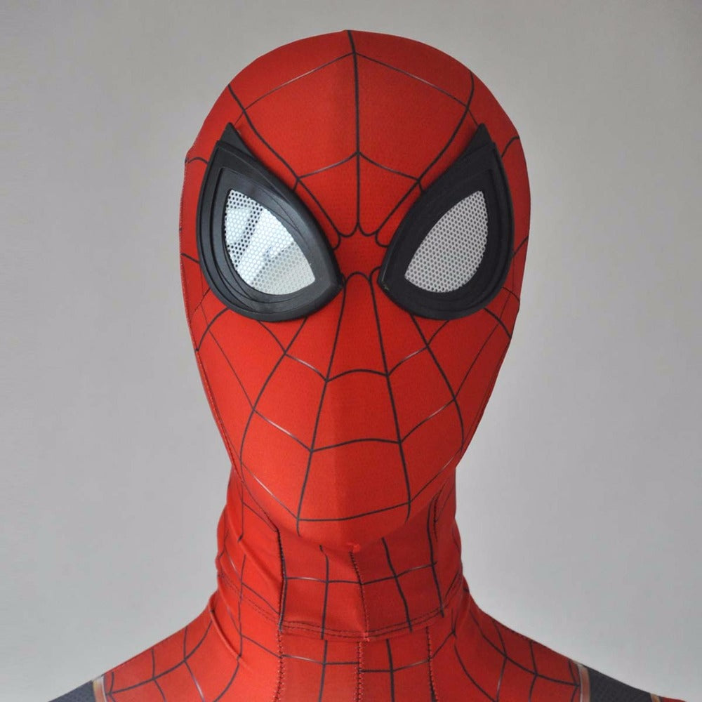 Spider-Man Homecoming Jumpsuit Spiderman Suit Cosplay Costume Halloween  Adult