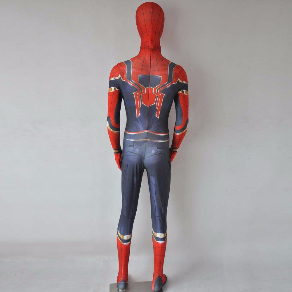 Spiderman Homecoming Bodysuit Suit Cosplay Costume Jumpsuit Iron Spider Man Peter Parker Superhero Halloween Party Props Costume