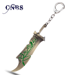 League of LOL the Exile Riven Legend Keychain Metal Key Rings For Gift Key chain Jewelry for car key holder